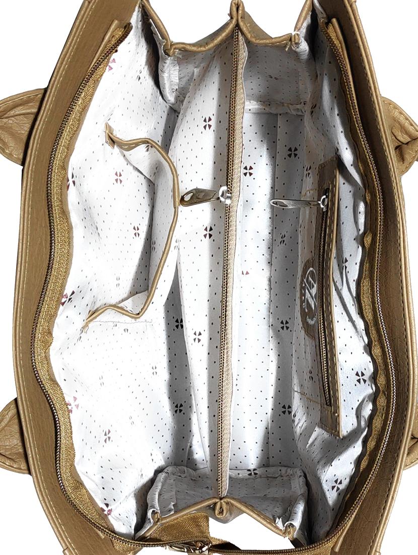 multi colored leatherette (pu) combo handbag - 18146371 - Standard Image - 3