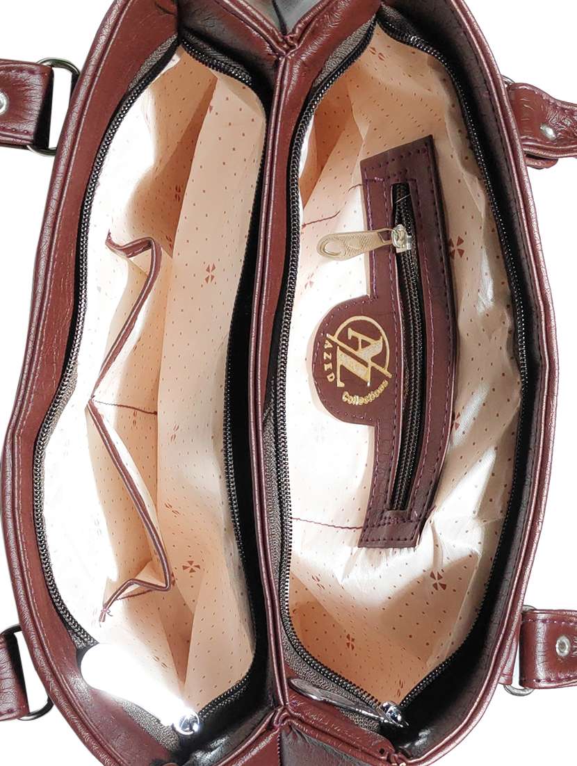multi colored leatherette (pu) combo handbag - 18146376 - Standard Image - 3