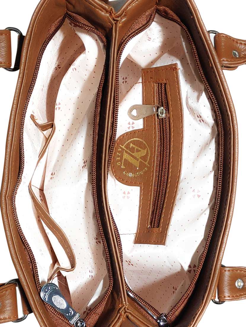 multi colored leatherette (pu) combo handbag - 18146378 -  Standard Image - 3