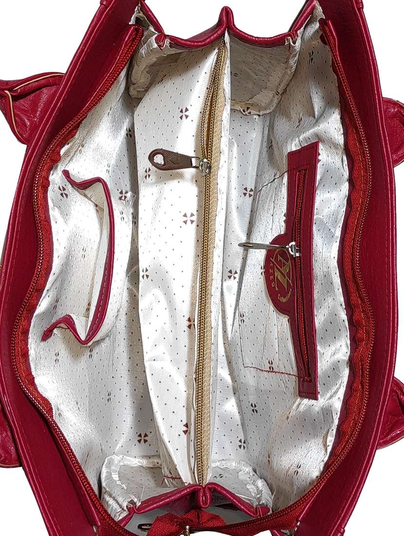 multi colored leatherette (pu) combo handbag - 18146384 -  Standard Image - 3