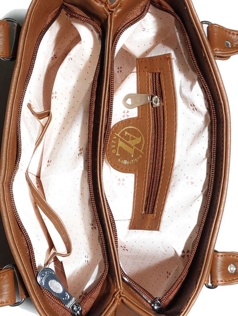 multi colored leatherette (pu) combo handbag - 18146395 -  Standard Image - 3