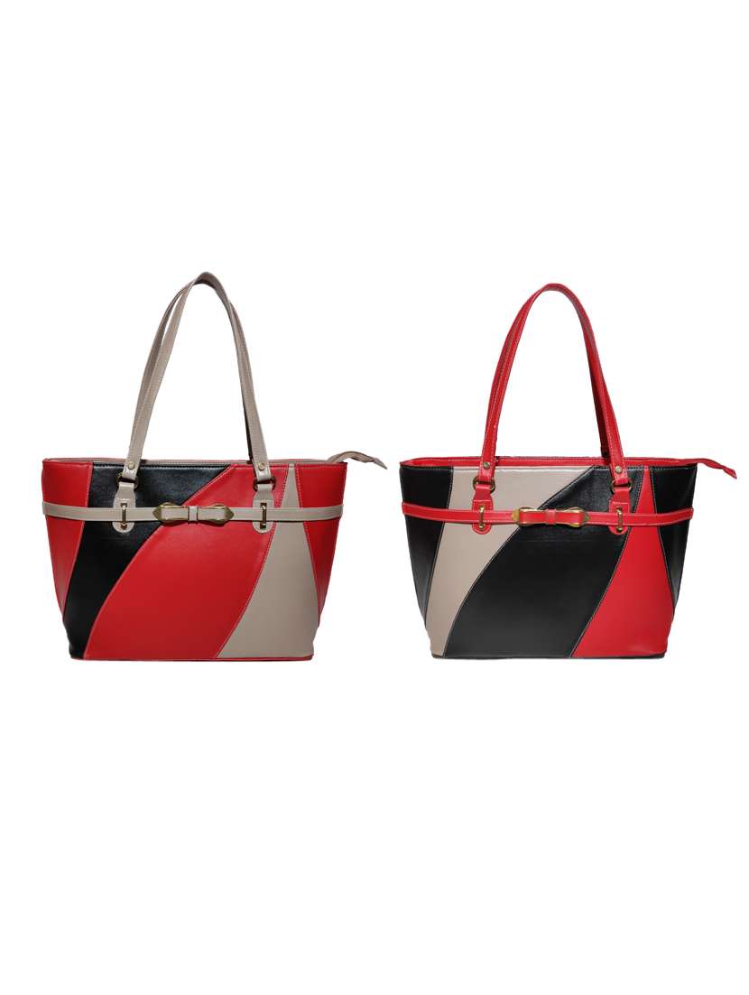 multi colored leatherette (pu) combo handbag - 18146398 -  Zoom Image - 0
