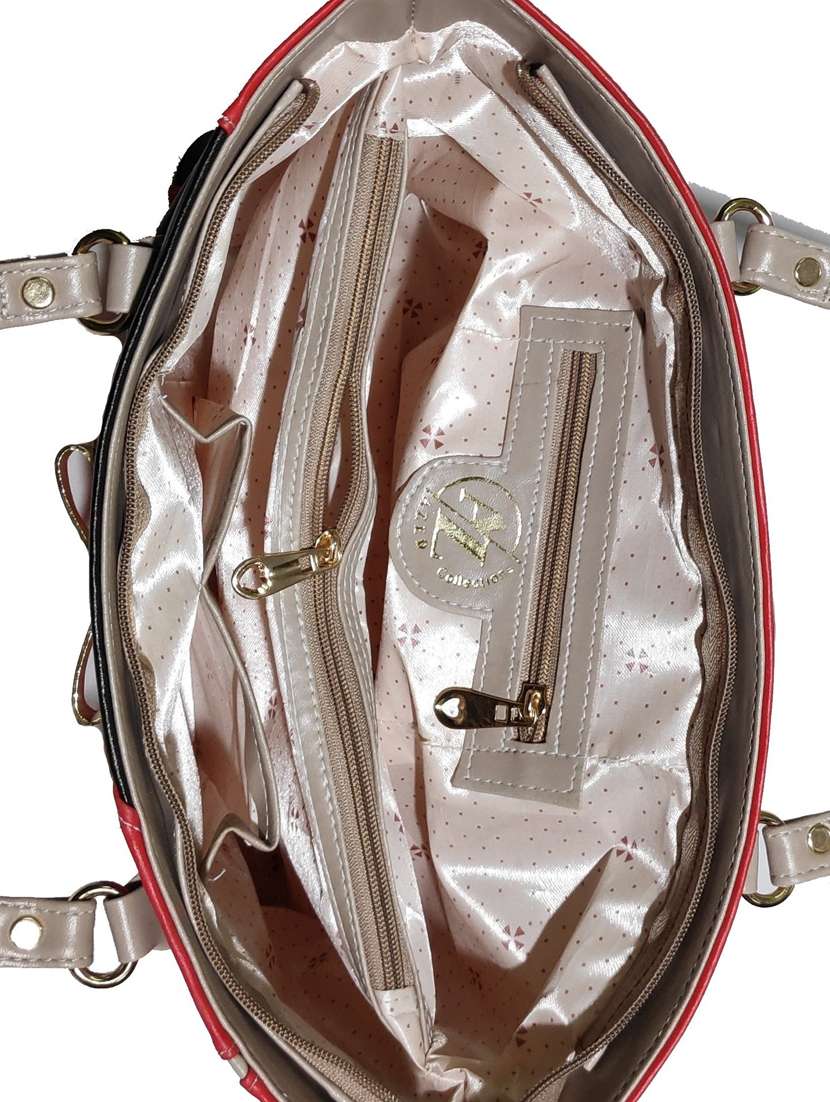 multi colored leatherette (pu) combo handbag - 18146398 -  Standard Image - 3