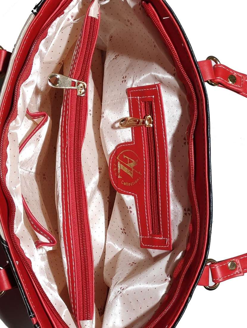 multi colored leatherette (pu) combo handbag - 18146408 -  Standard Image - 3