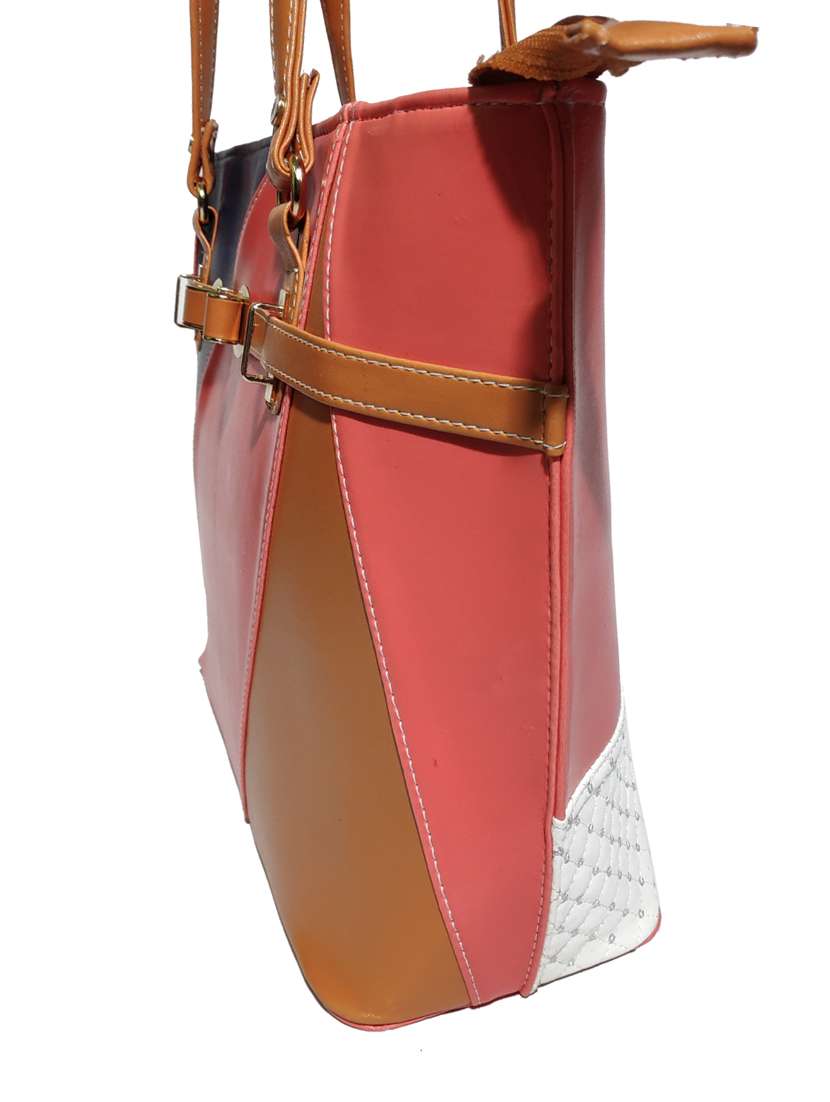 multi colored leatherette (pu) combo handbag - 18146415 -  Standard Image - 3