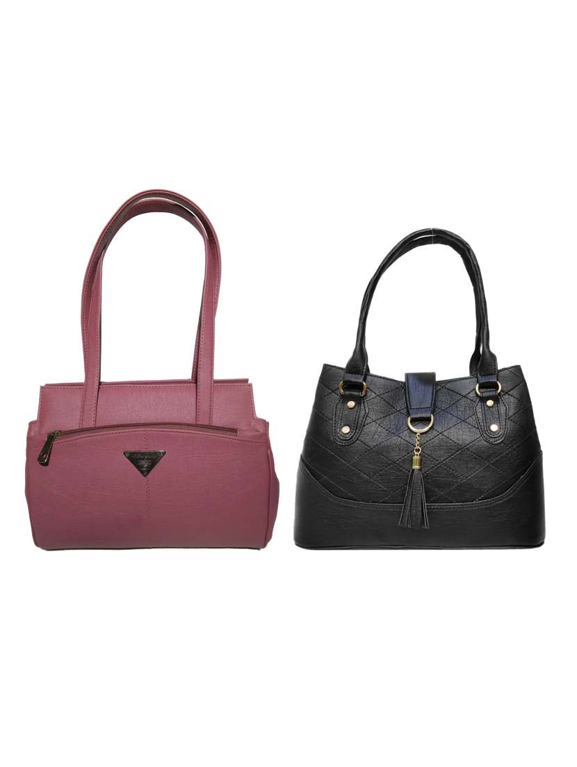 multi colored leatherette (pu) combo handbag - 18146446 -  Zoom Image - 0