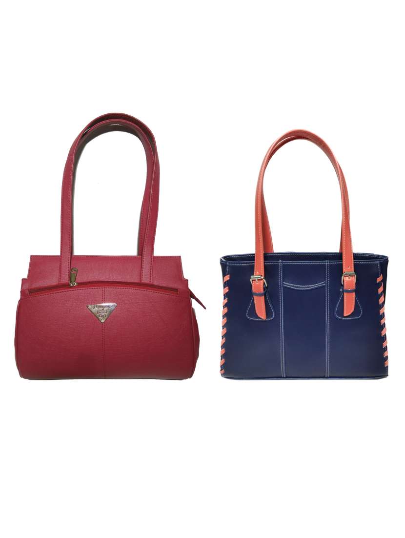 pack of 2 leatherette (pu) combo handbag - 18146483 -  Zoom Image - 0