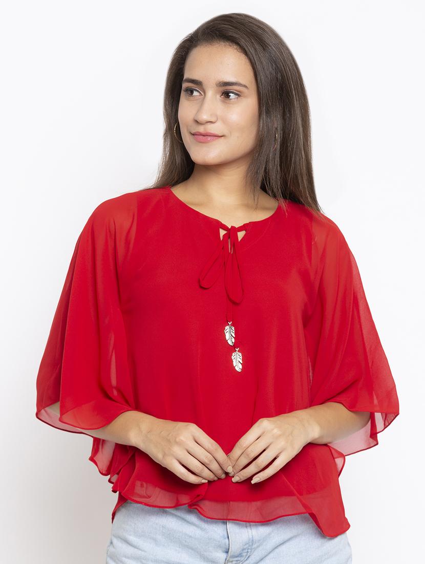cape sleeves solid top - 18146814 - Zoom Image - 0