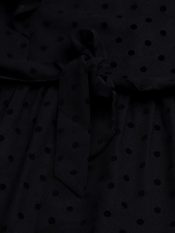 cap sleeved belted a-line dress - 18151885 - Standard Image - 8