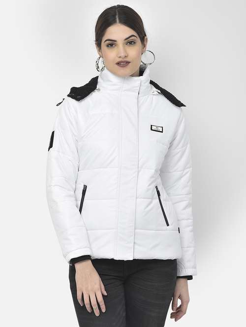 women solid long sleeve quilted jacket  - 18152189 -  Standard Image - 0