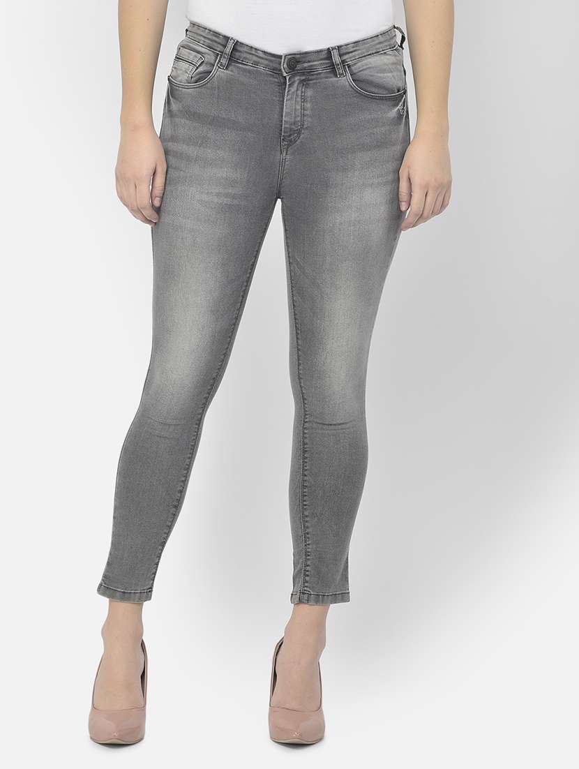 women's plain slim fit jeans - 18152237 -  Zoom Image - 0