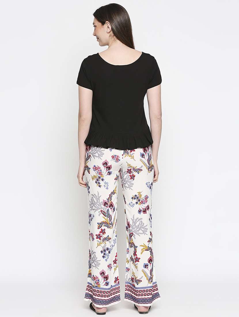 white viscose pyjama set nightwear - 18153097 -  Standard Image - 3