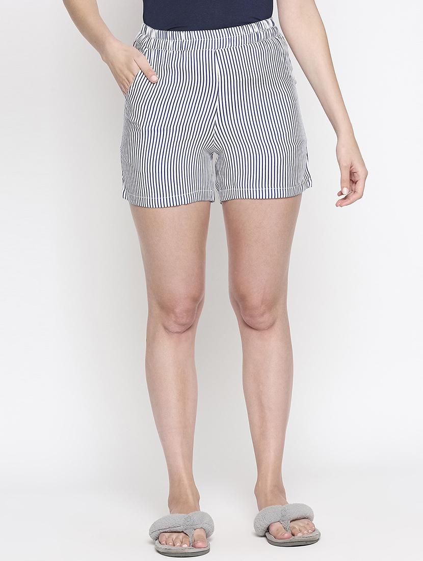 navy blue striped short - 18155140 - Zoom Image - 0