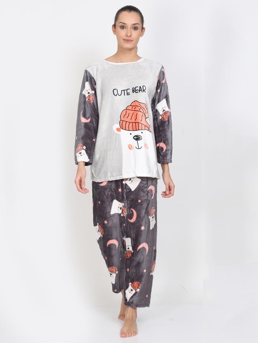 printed pyjama nightwear set - 18158947 - Zoom Image - 0