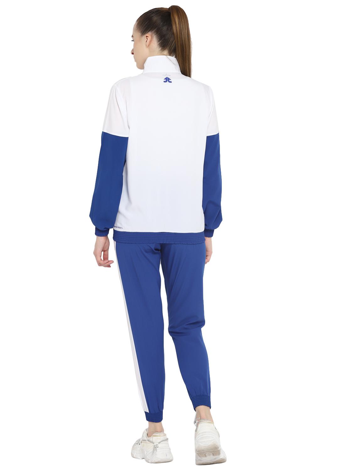 blue color-blocked track pant full length set - 18159199 - Standard Image - 3
