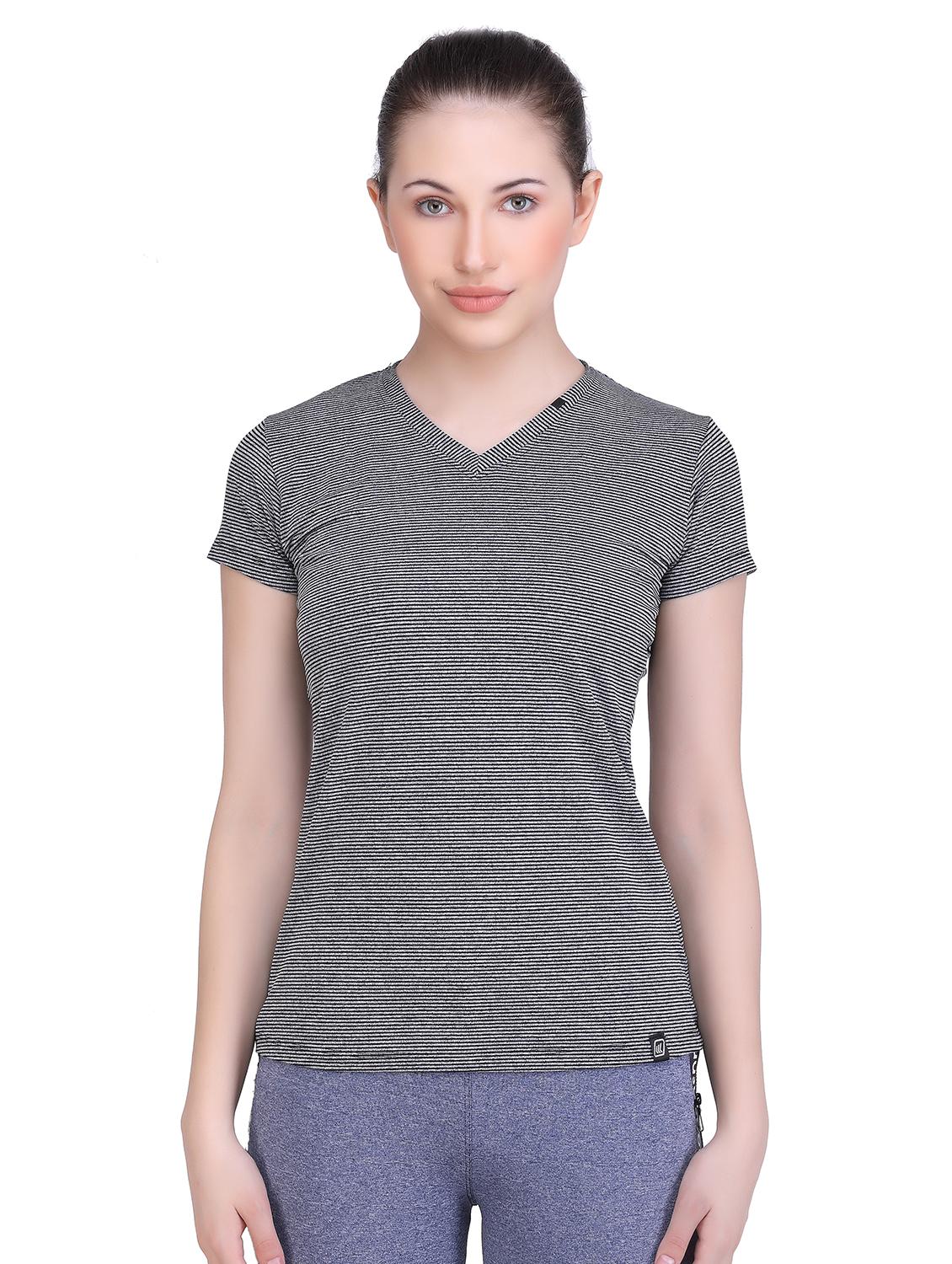 v-neck striped tee - 18164632 -  Zoom Image - 0
