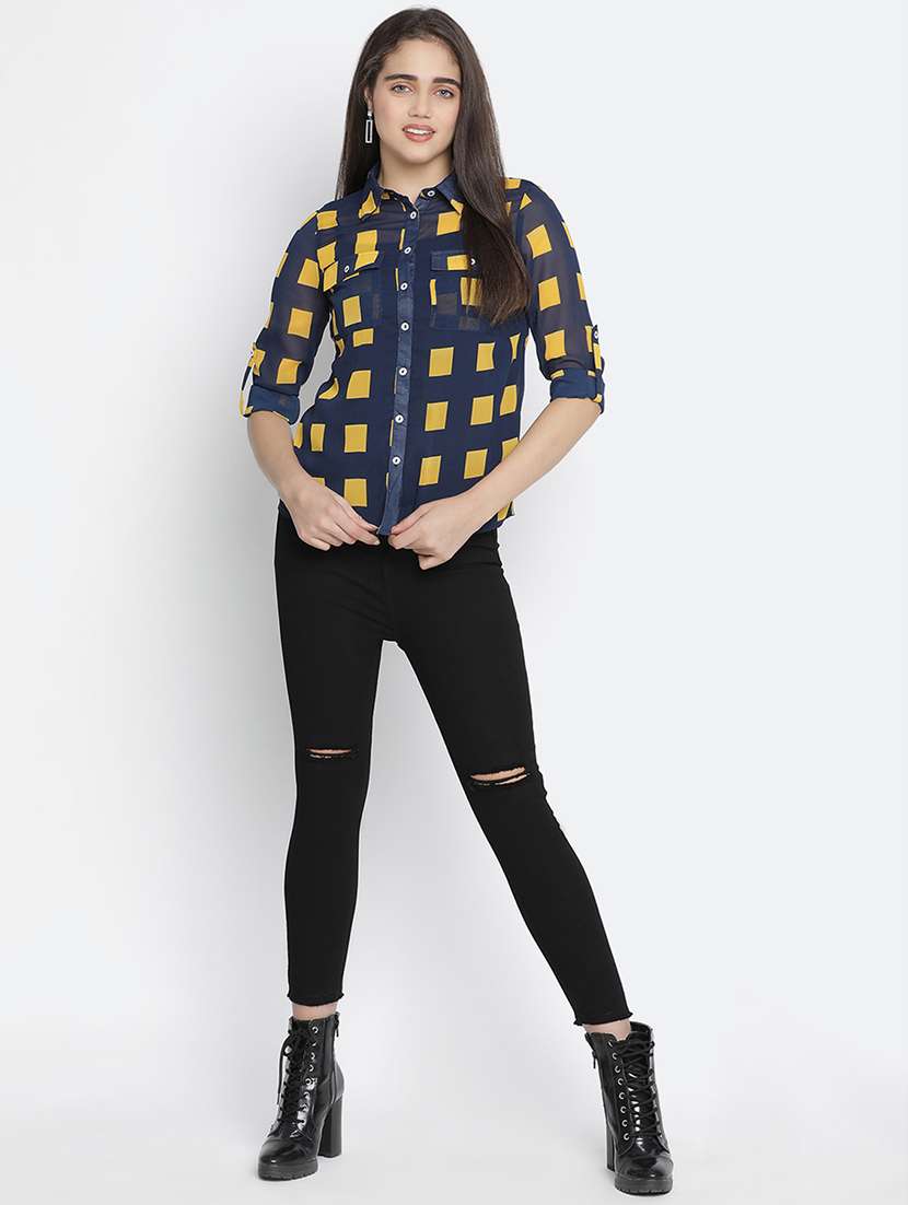 long sleeves printed regular shirt - 18164705 - Standard Image - 3