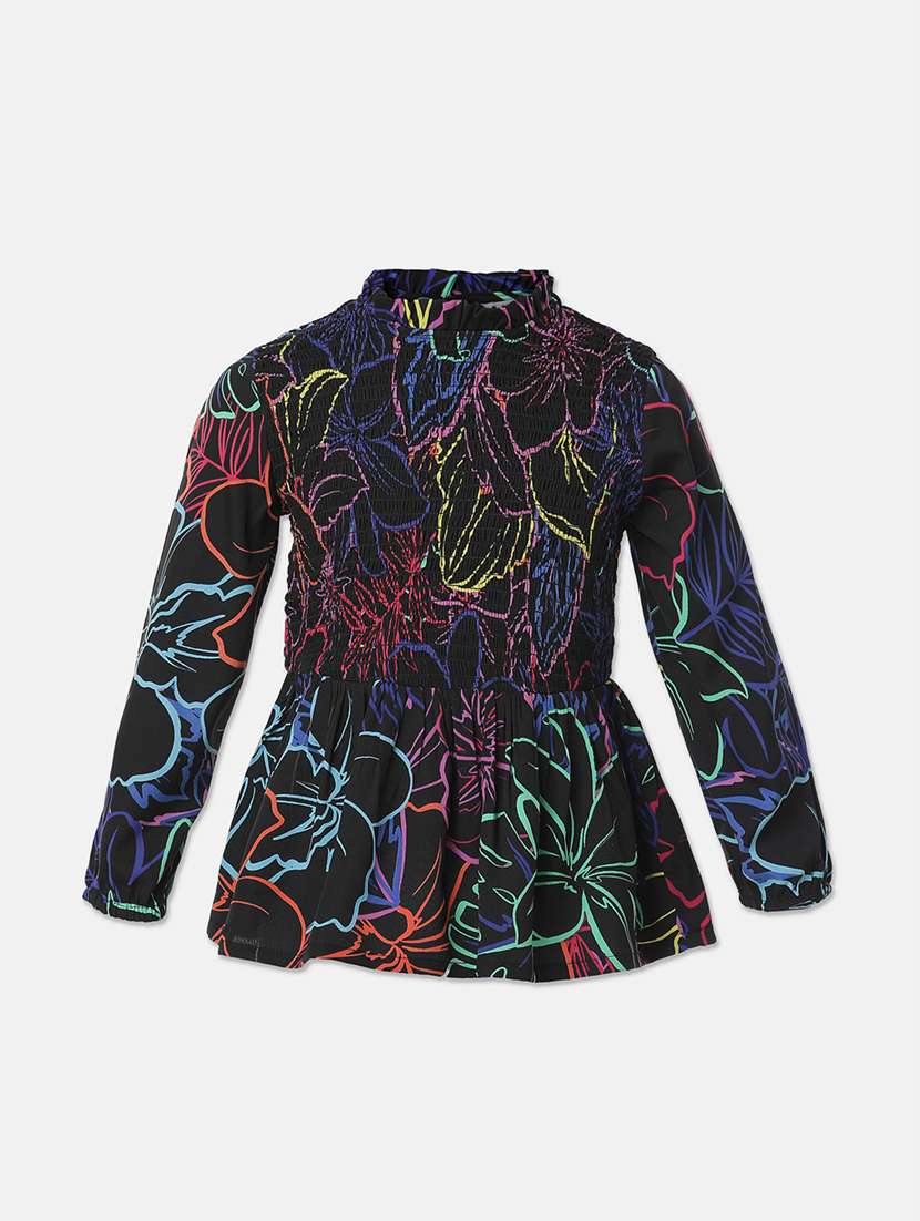black polyester top