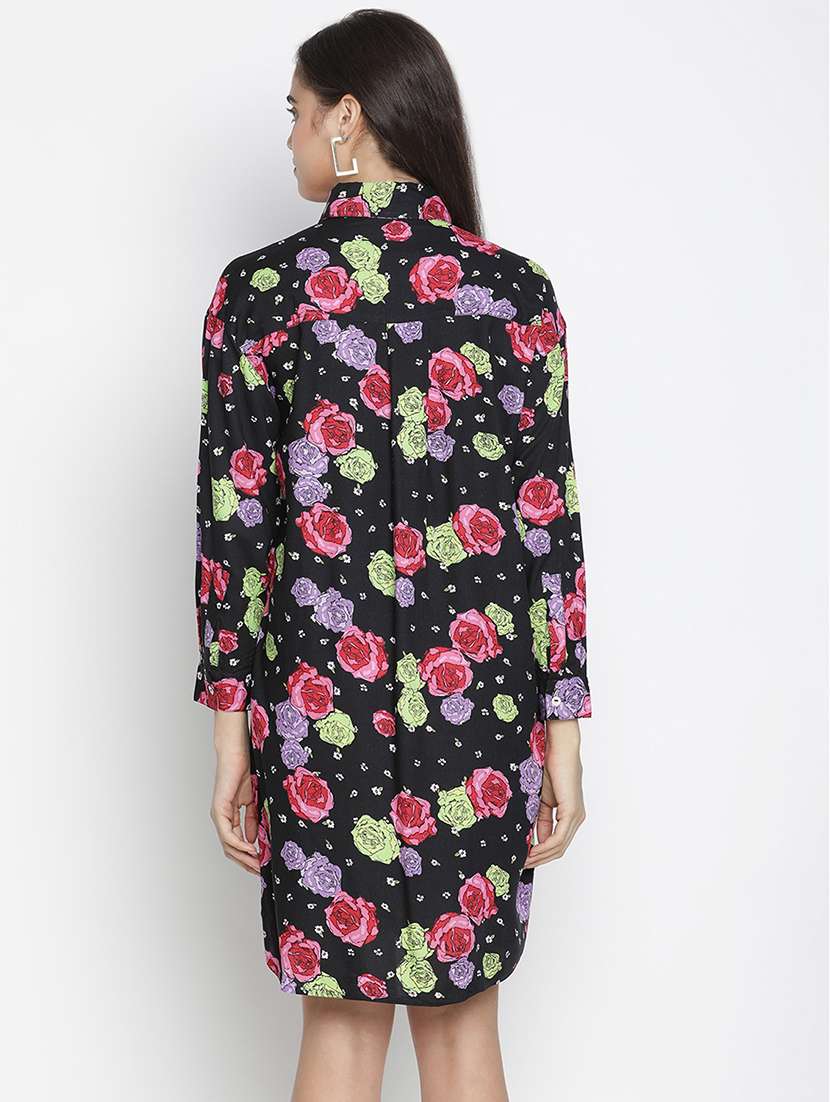 women's sheath floral dress - 18164775 -  Standard Image - 3