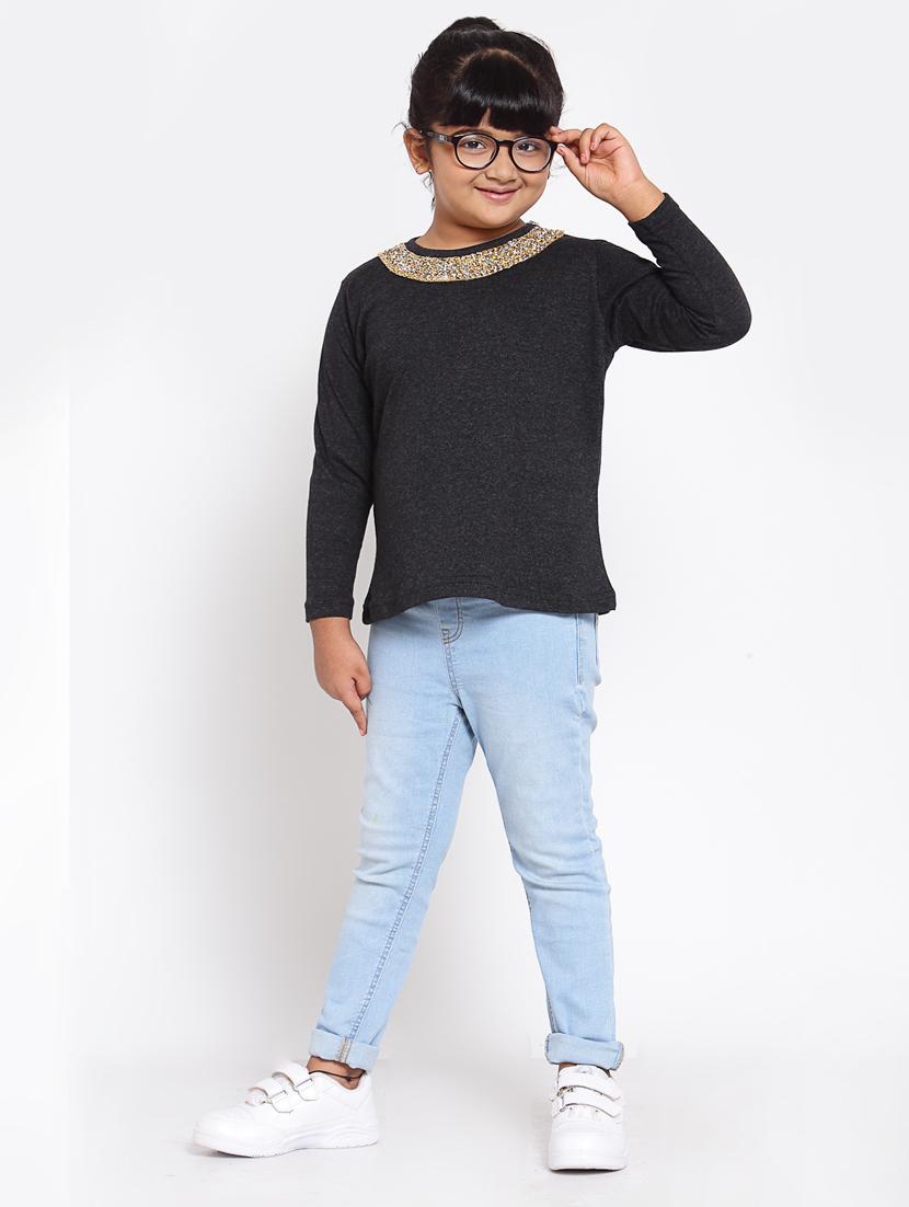 black solid regular tee - 18169134 - Standard Image - 3