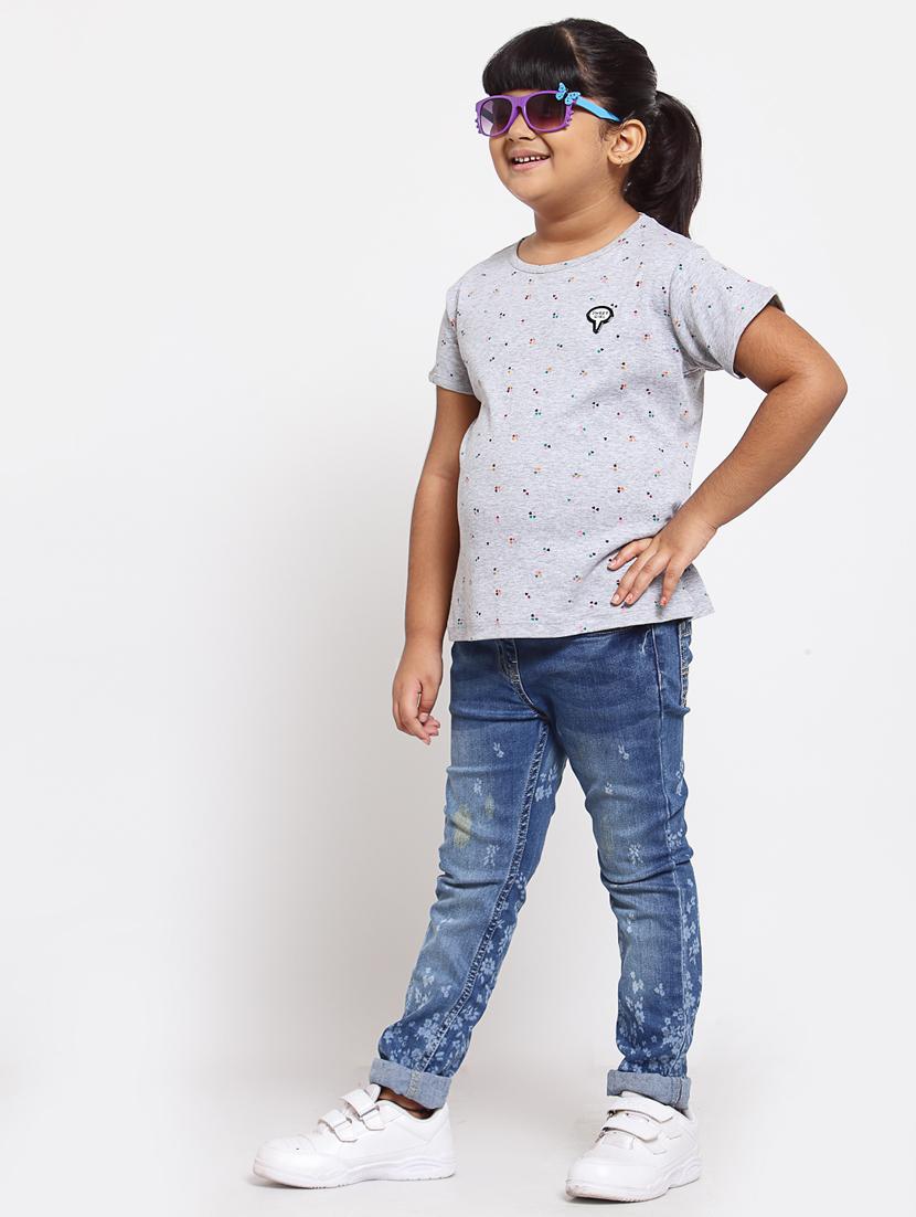 grey printed regular tee - 18169148 - Standard Image - 3