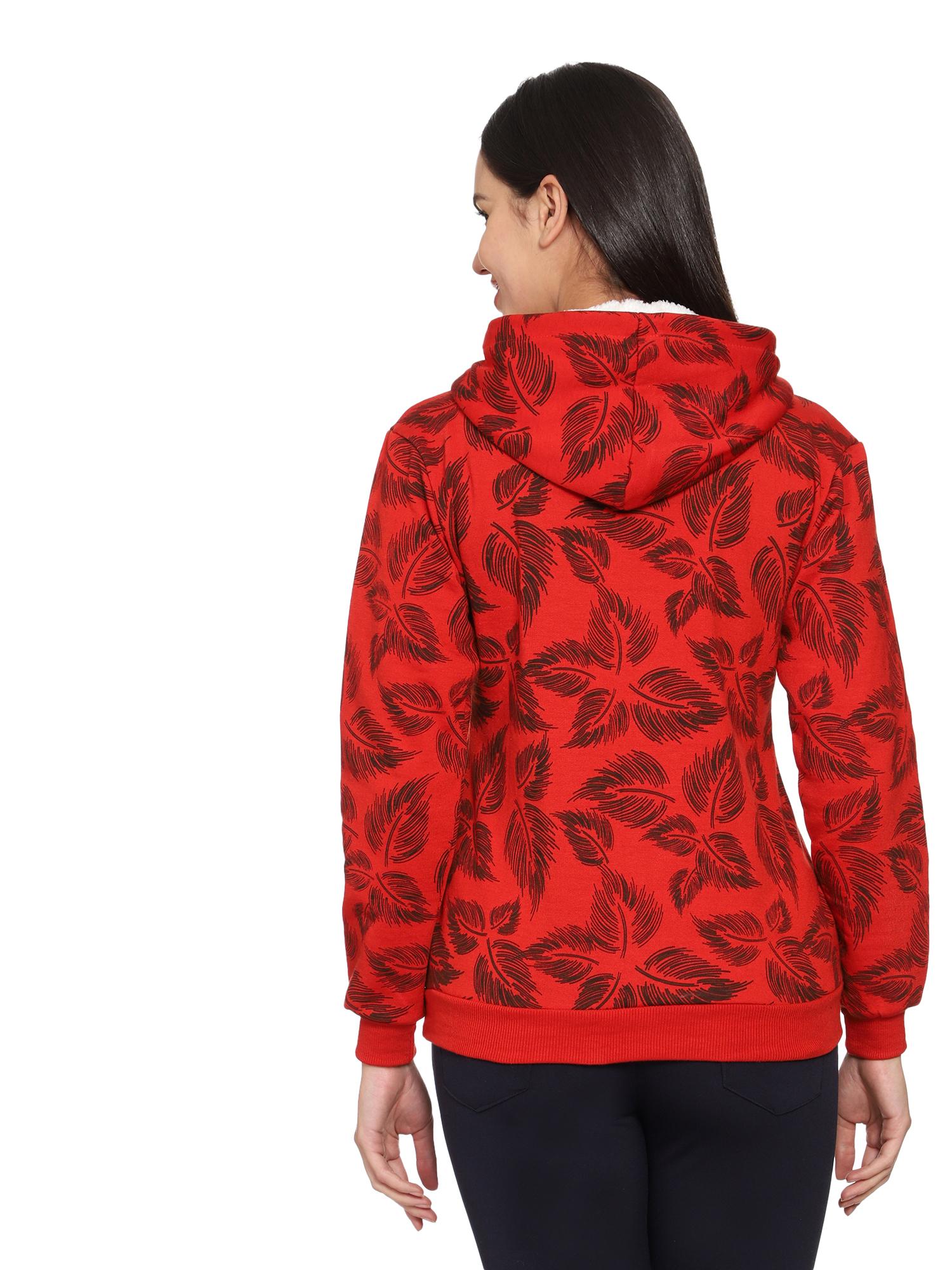 red fleece sweatshirt - 18171185 - Standard Image - 3