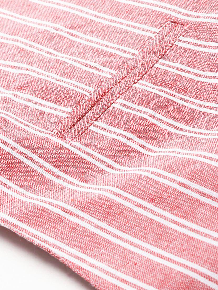 pink striped formal blazer - 18171207 - Standard Image - 3