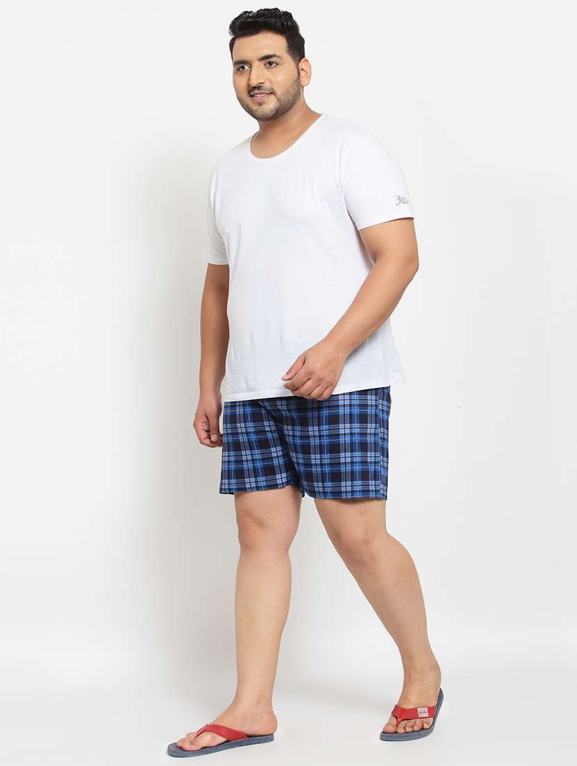 blue checkered boxer - 18172094 -  Standard Image - 3