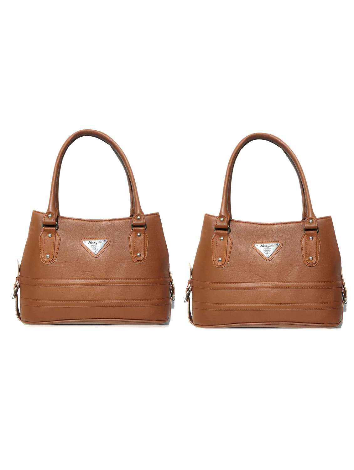 multi colored leatherette (pu) combo handbag