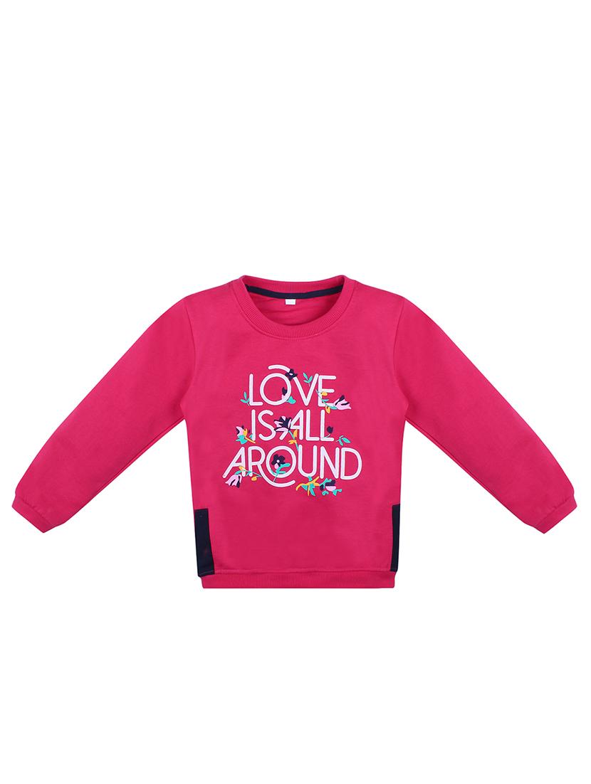 boys typography sweatshirt