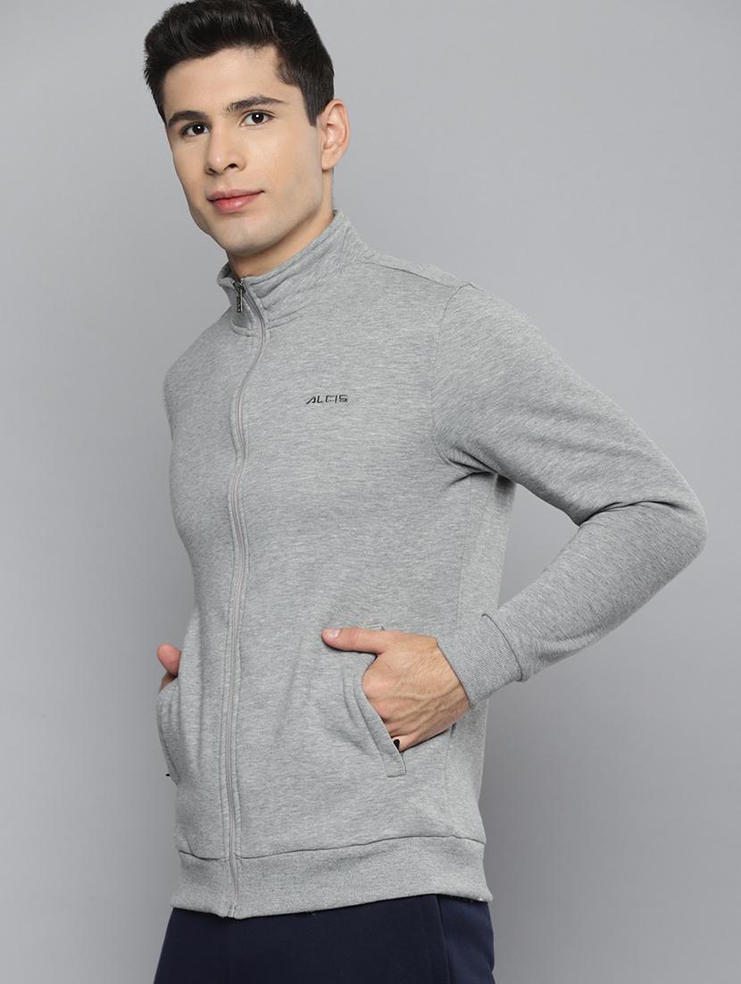 grey polyester blend bomber jacket - 18173030 -  Zoom Image - 0