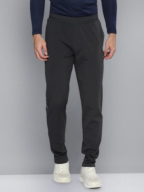 grey polyester  ankle length track pant - 18173044 -  Standard Image - 0