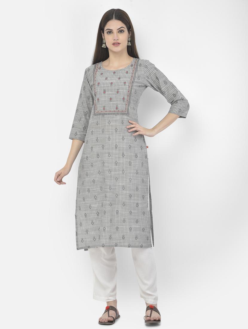 women's straight kurta - 18175551 -  Zoom Image - 0