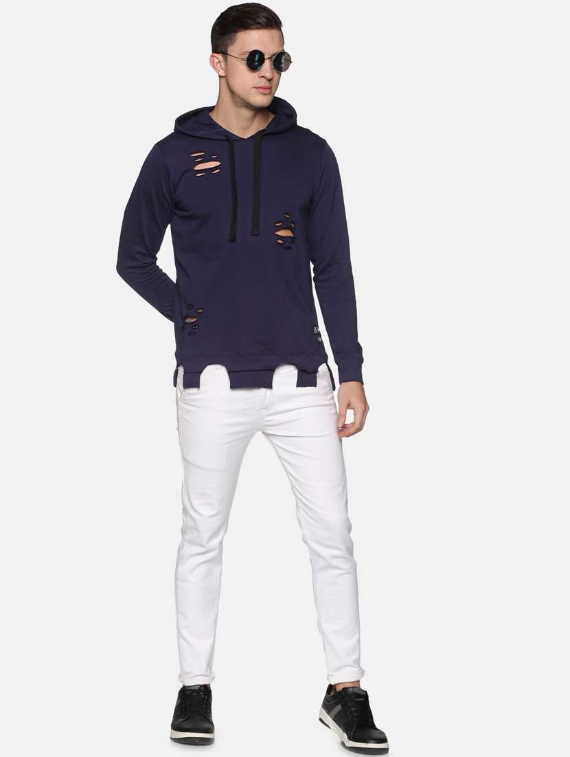 mens plain sweatshirt - 18176176 -  Standard Image - 3