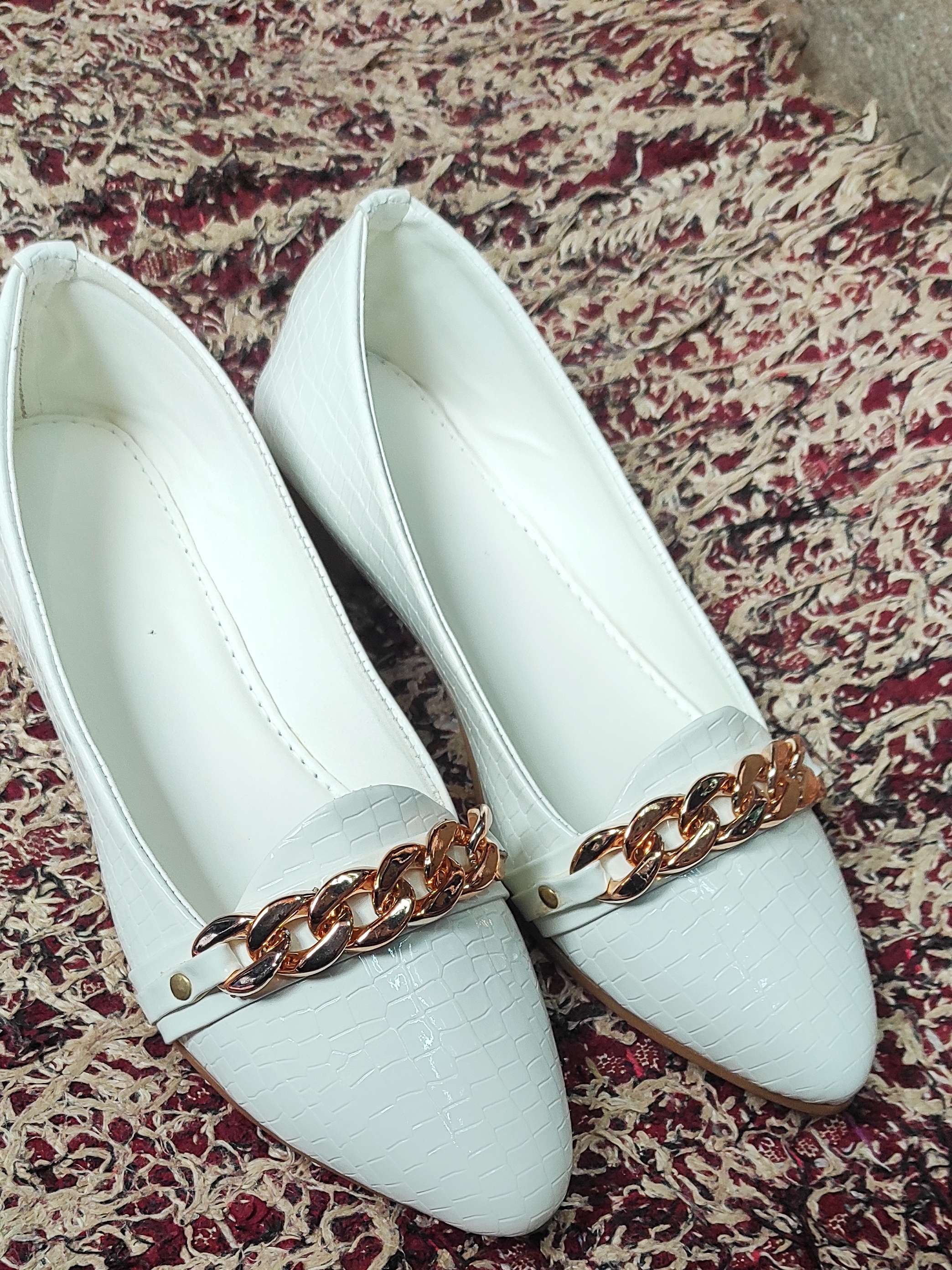 Buy online White Formal Shoes from footwear for Women by Sushil