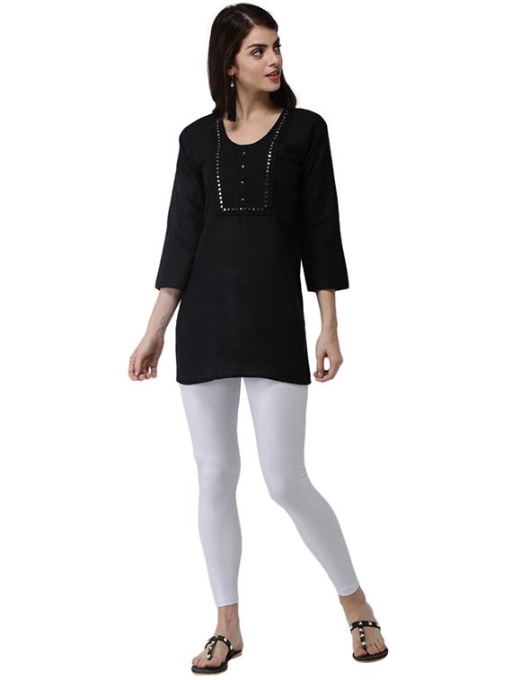 silver solid legging - 18178509 - Standard Image - 3