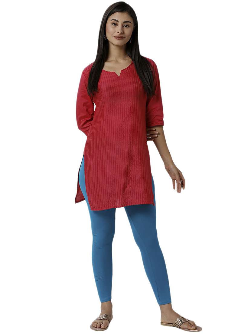 light blue solid legging - 18178516 - Standard Image - 3