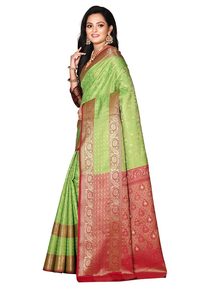 zari work kanjivaram saree - 18178620 - Zoom Image - 0