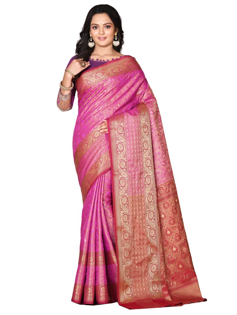 zari work kanjivaram saree - 18178621 - Zoom Image - 0
