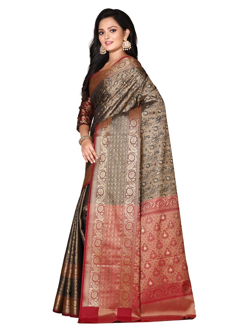 zari work kanjivaram saree - 18178623 - Zoom Image - 0