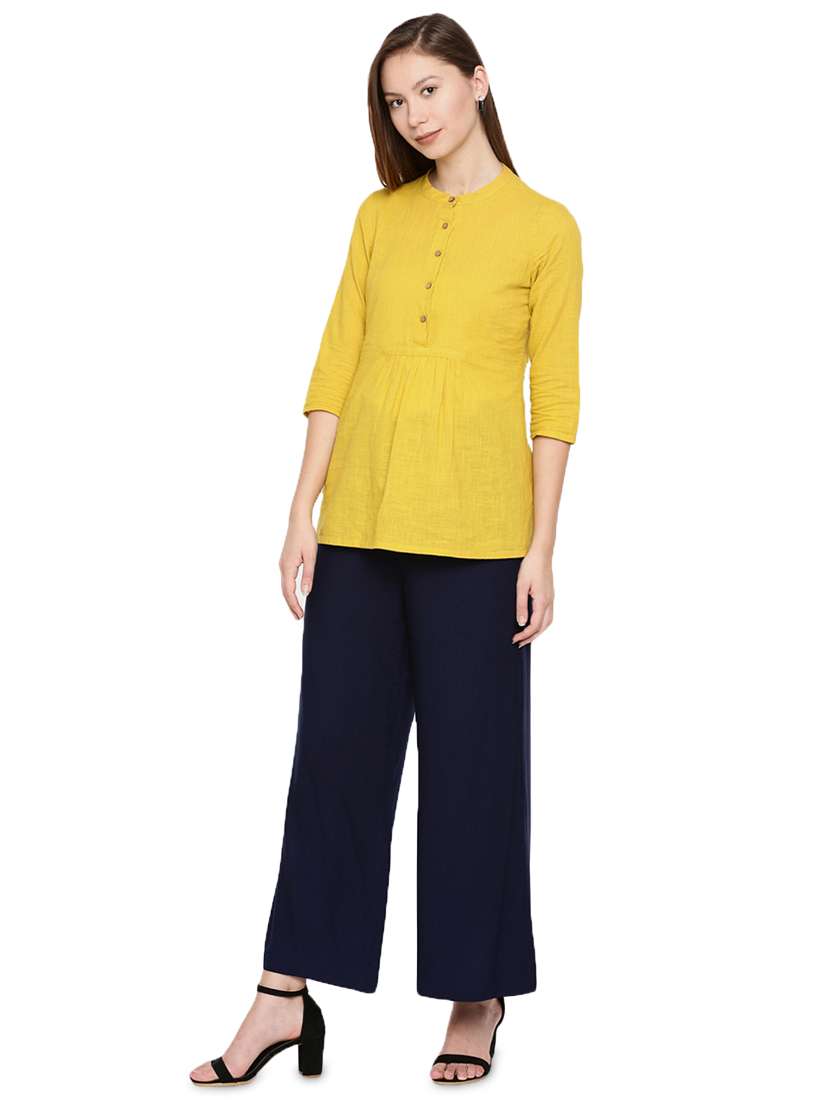 navy blue straight palazzo - 18178669 -  Standard Image - 3