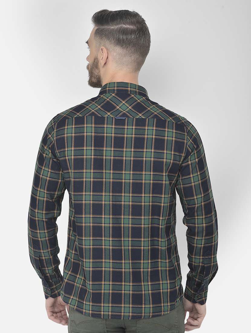 green checked casual shirt - 18178852 -  Standard Image - 3