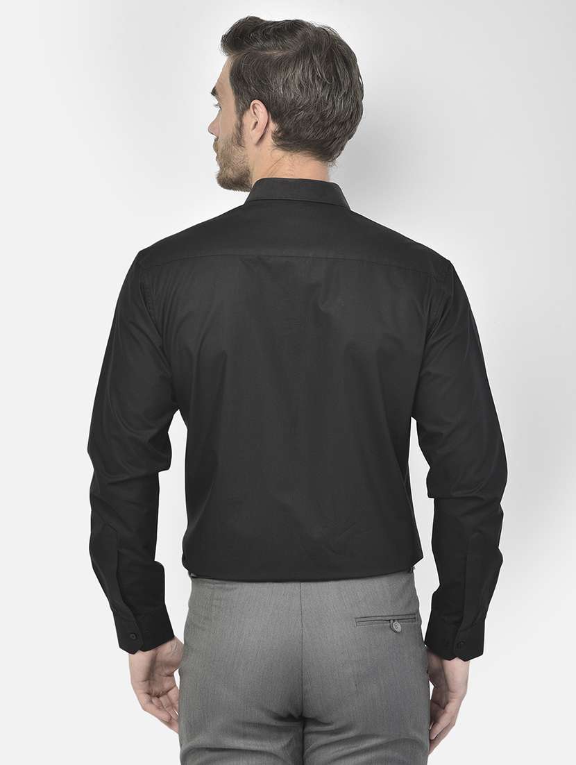 mens solids formal shirt - 18178869 -  Standard Image - 3