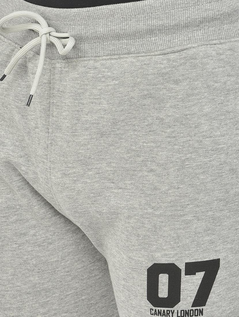 grey solid full length track pant - 18178930 - Standard Image - 5