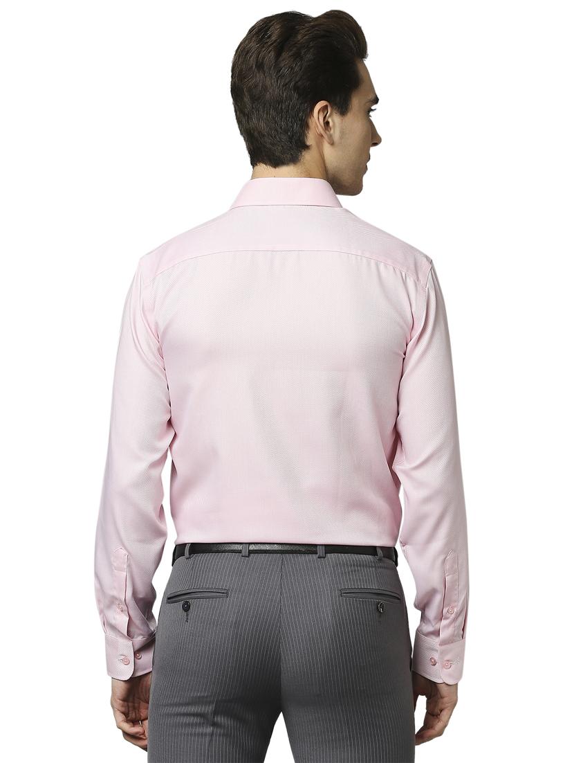 pink solid formal shirt - 18180150 - Standard Image - 3
