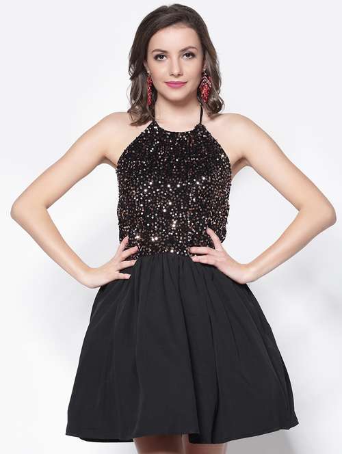 women's fit & flare mini dress - 18181746 -  Standard Image - 0