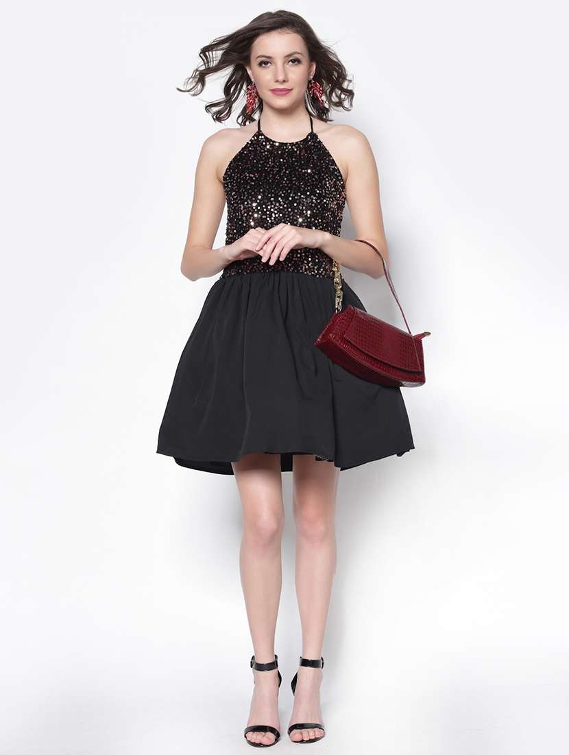women's fit & flare mini dress - 18181746 - Standard Image - 3