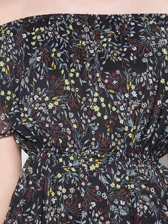 women's fit & flare floral dress - 18181763 - Standard Image - 3