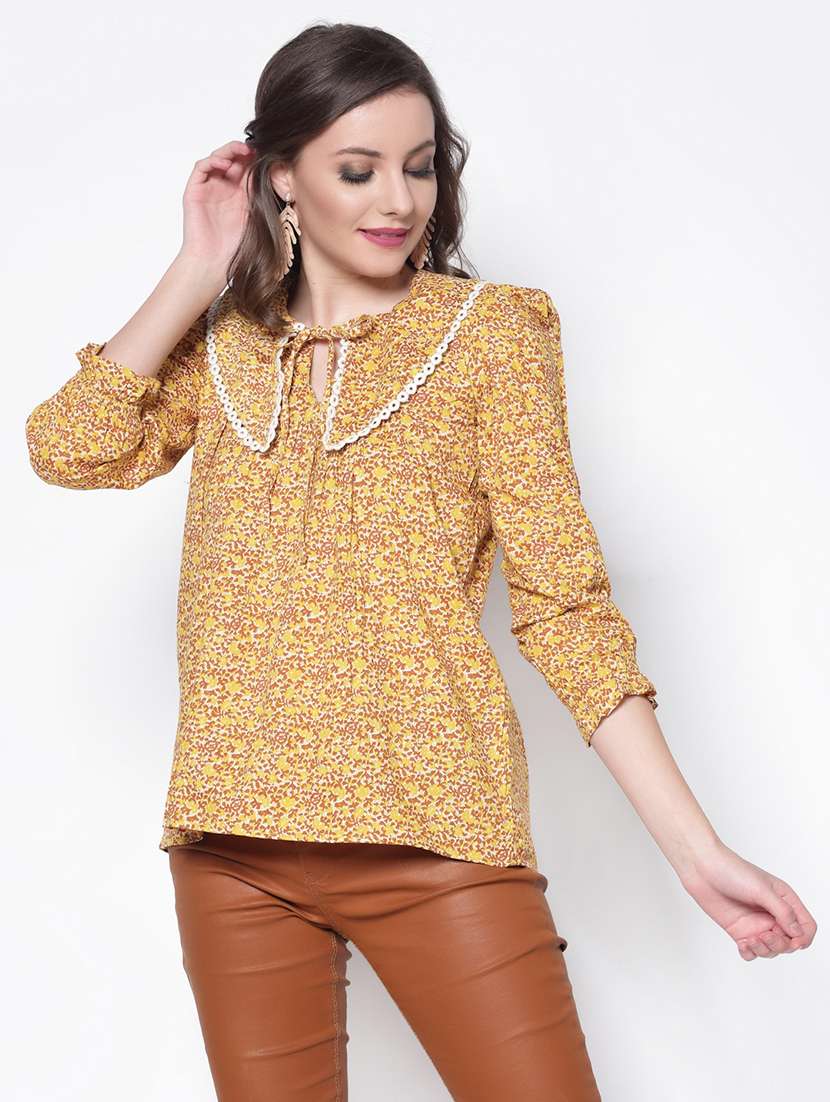 women's straight v neck top - 18181963 - Zoom Image - 0