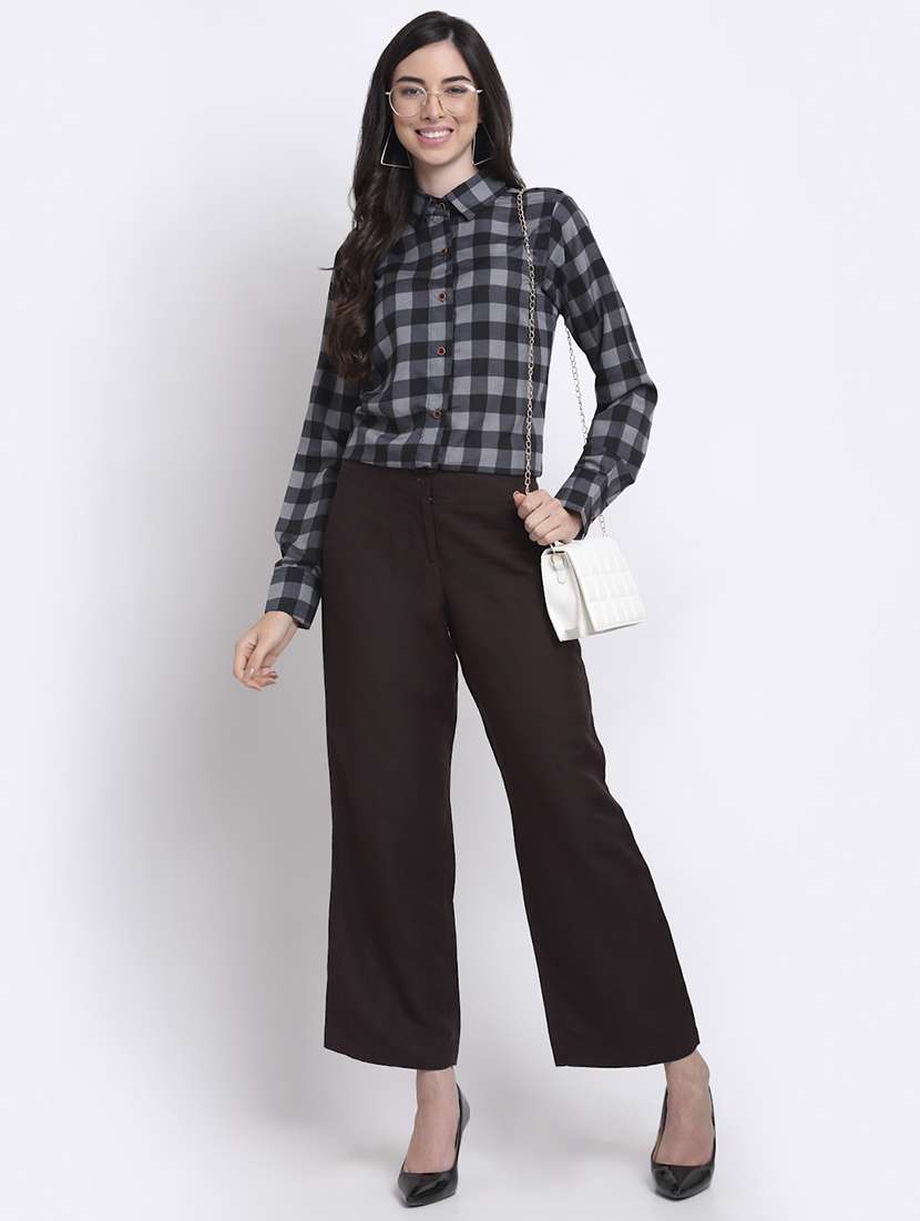 long sleeved checkered shirt - 18182234 -  Standard Image - 3